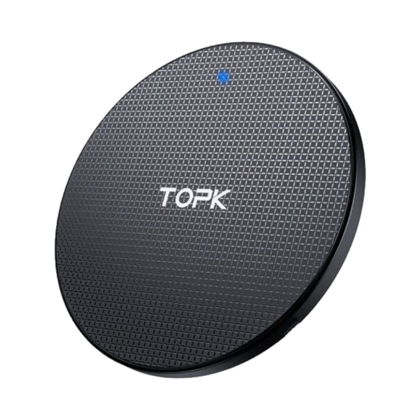 Wireless Charger For Iphone Xs Max 10W Fast Charging Pad Samsung Note 9 8 S10 Plus Black