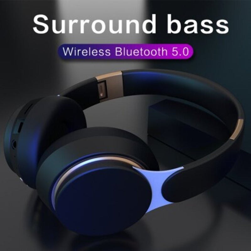 07S Wireless Headphones Bluetooth V5.0 Headset Foldable Earphone White
