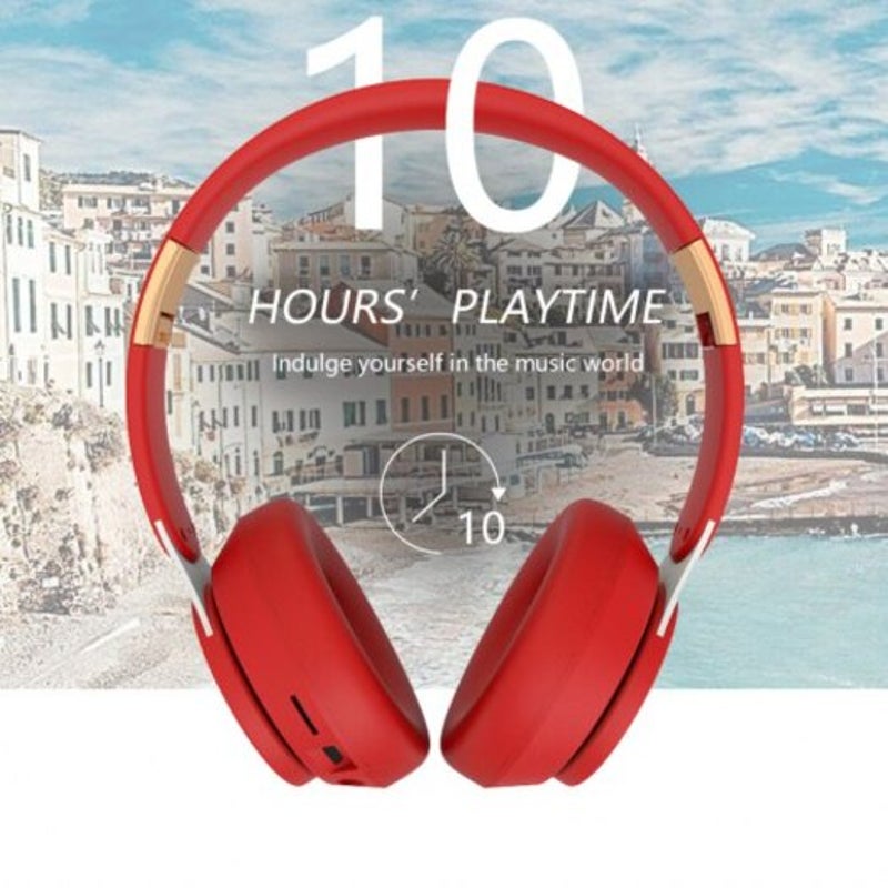 07S Wireless Headphones Bluetooth V5.0 Headset Foldable Earphone White