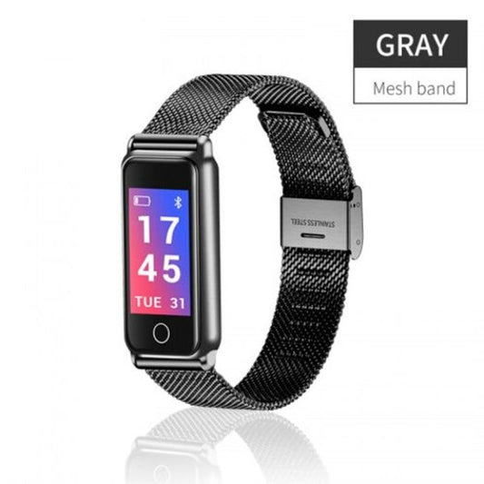 Y8 Smart Bracelet Heart Rate Men Women Band Watch Color Screen Fashion Health Gray