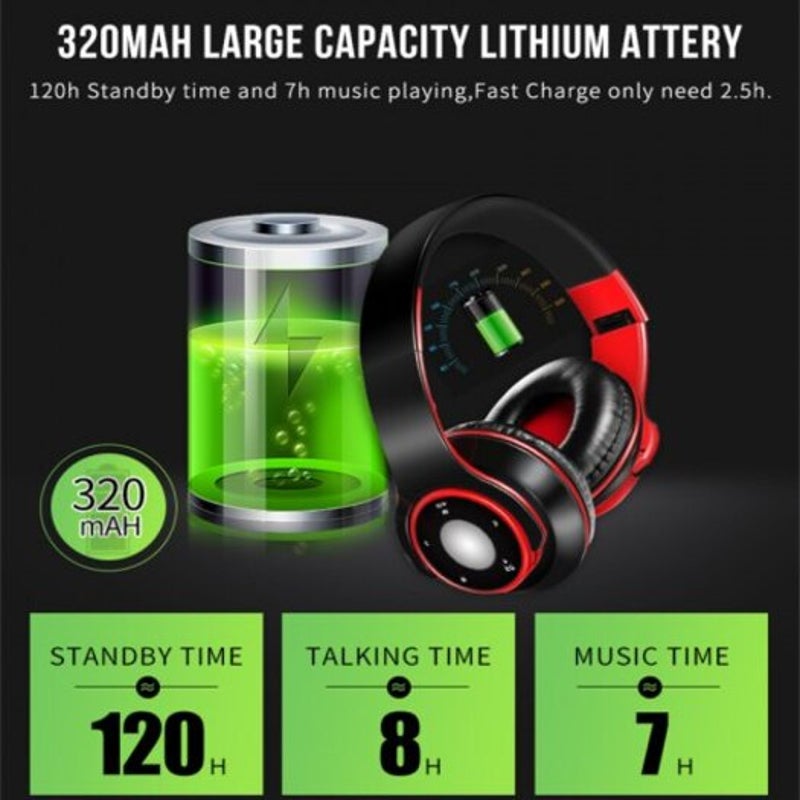 Touryabluetooth Headphones Wireless Headphonewith Mic Low Bass Earphones For Pc Mobile Phone Sport Black Pink