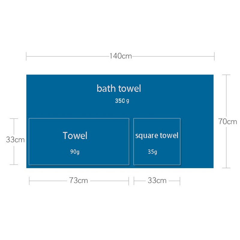 6 Piece Towel Sets Bath Face Hand Ver 11