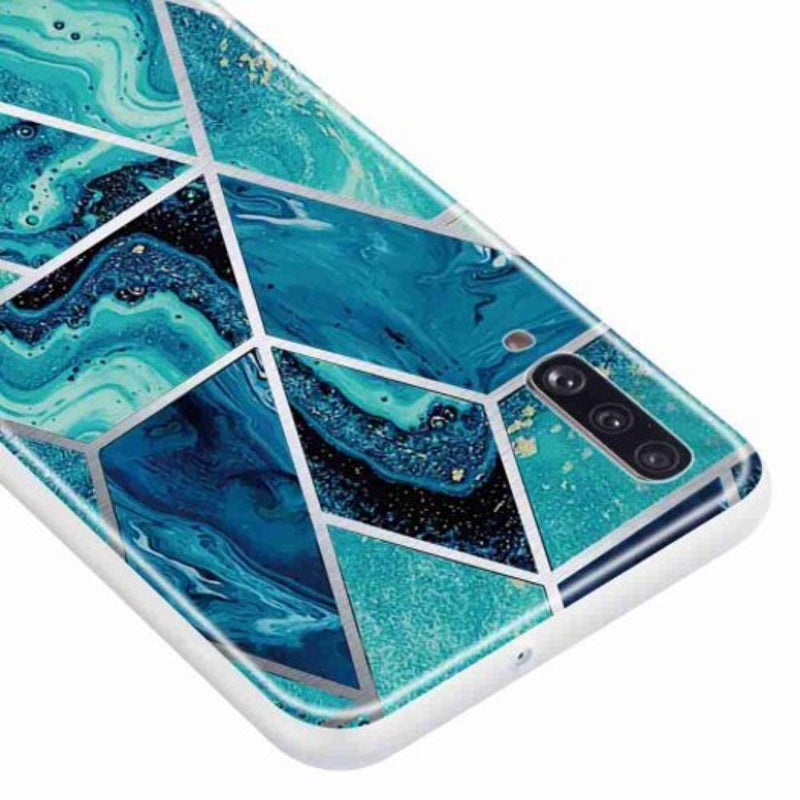 Tpu Geometric Marble Painted Phone Case For Samsung Galaxy A70 / 2019 Multi