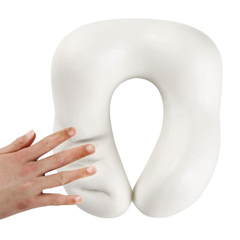 Travel Pillow Memory Foam Neck Coffee