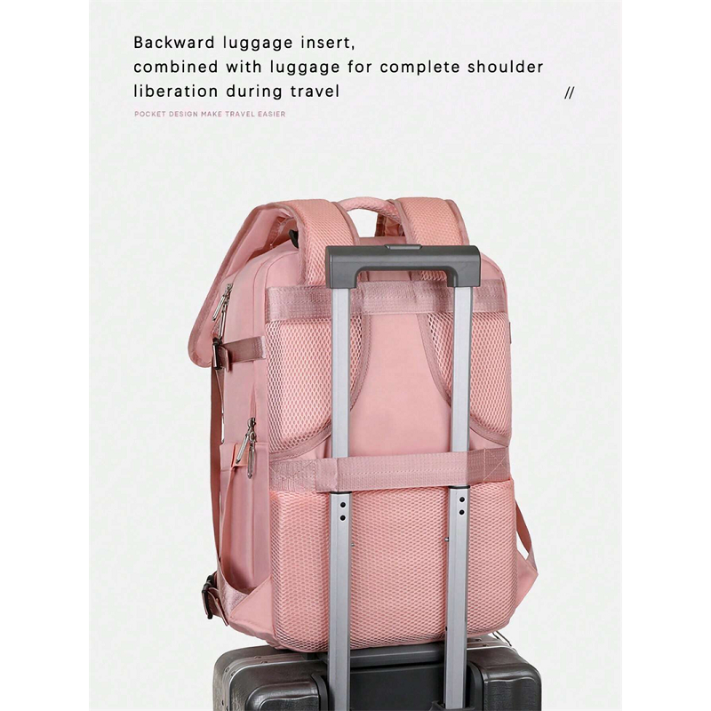 Travel Backpack Female Large Capacity Dry And Wet Luggage Multiple Compartment Bag