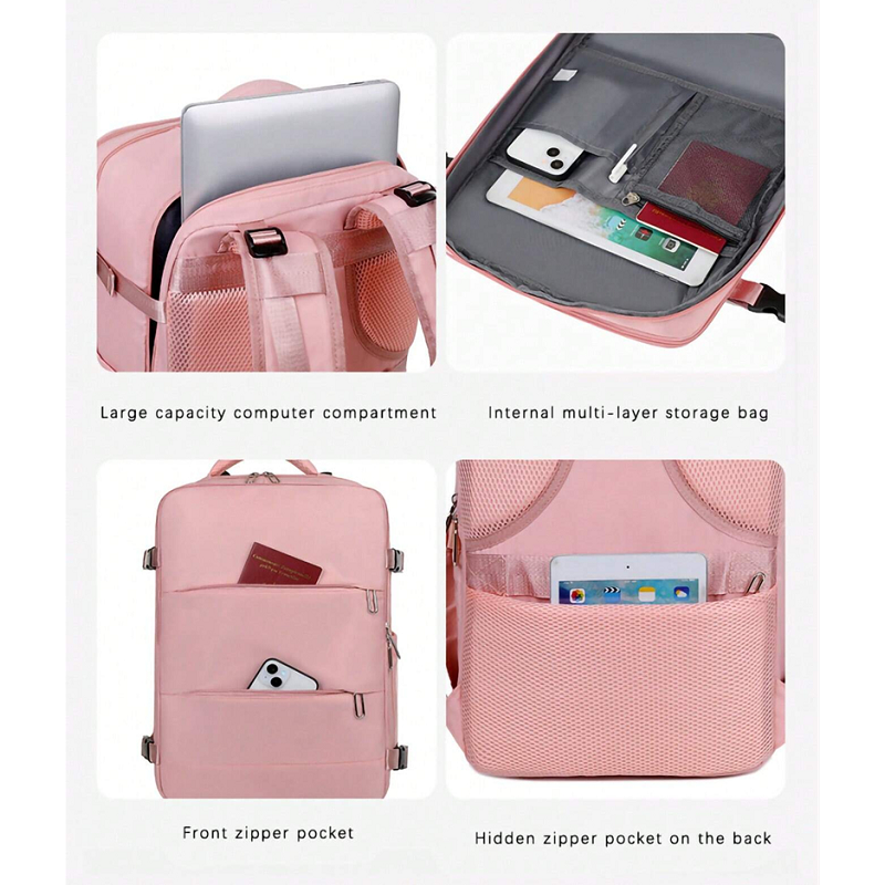 Travel Backpack Female Large Capacity Dry And Wet Luggage Multiple Compartment Bag