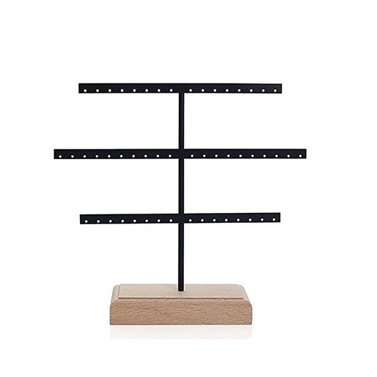 Veile Studios Triple Tiered Earrings Display Jewelry Rack Holder Stand Organizer Presenting
