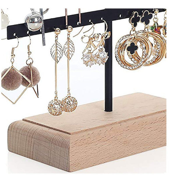 Veile Studios Triple Tiered Earrings Display Jewelry Rack Holder Stand Organizer Presenting