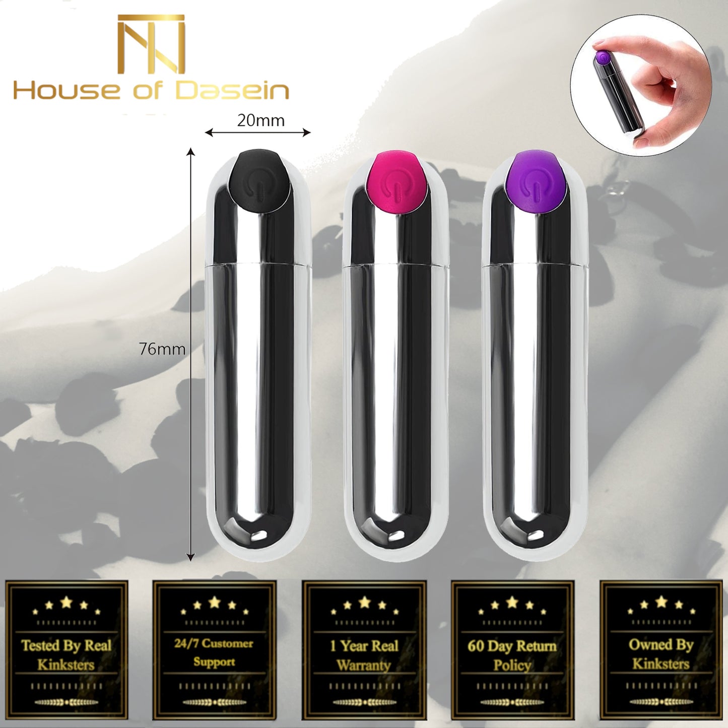 Strong Mini Vibrator Usb 10 Speed Waterproof G Spot Massager Women