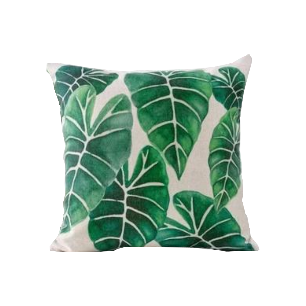 Plant Cushion Covers Coastal Decor