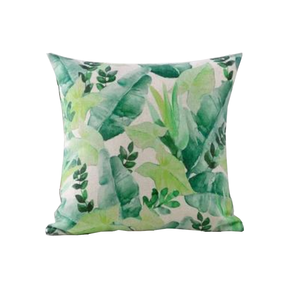 Plant Cushion Covers Coastal Decor