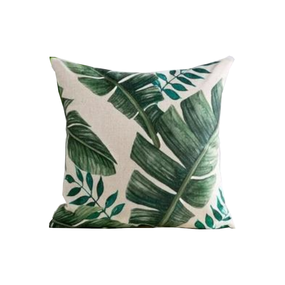 Plant Cushion Covers Coastal Decor