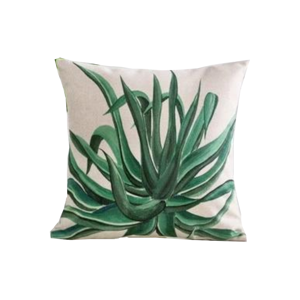 Plant Cushion Covers Coastal Decor