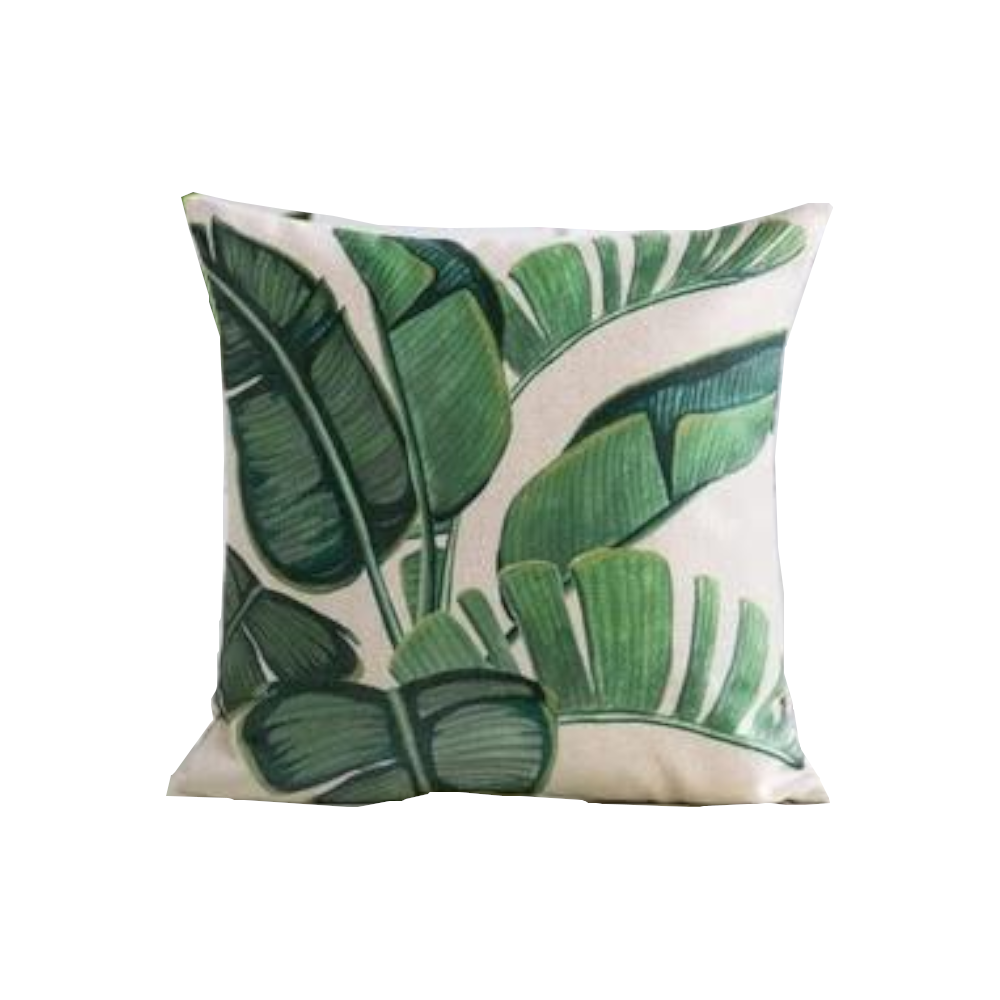 Plant Cushion Covers Coastal Decor