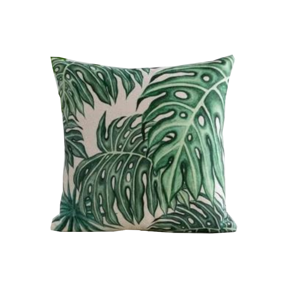 Plant Cushion Covers Coastal Decor