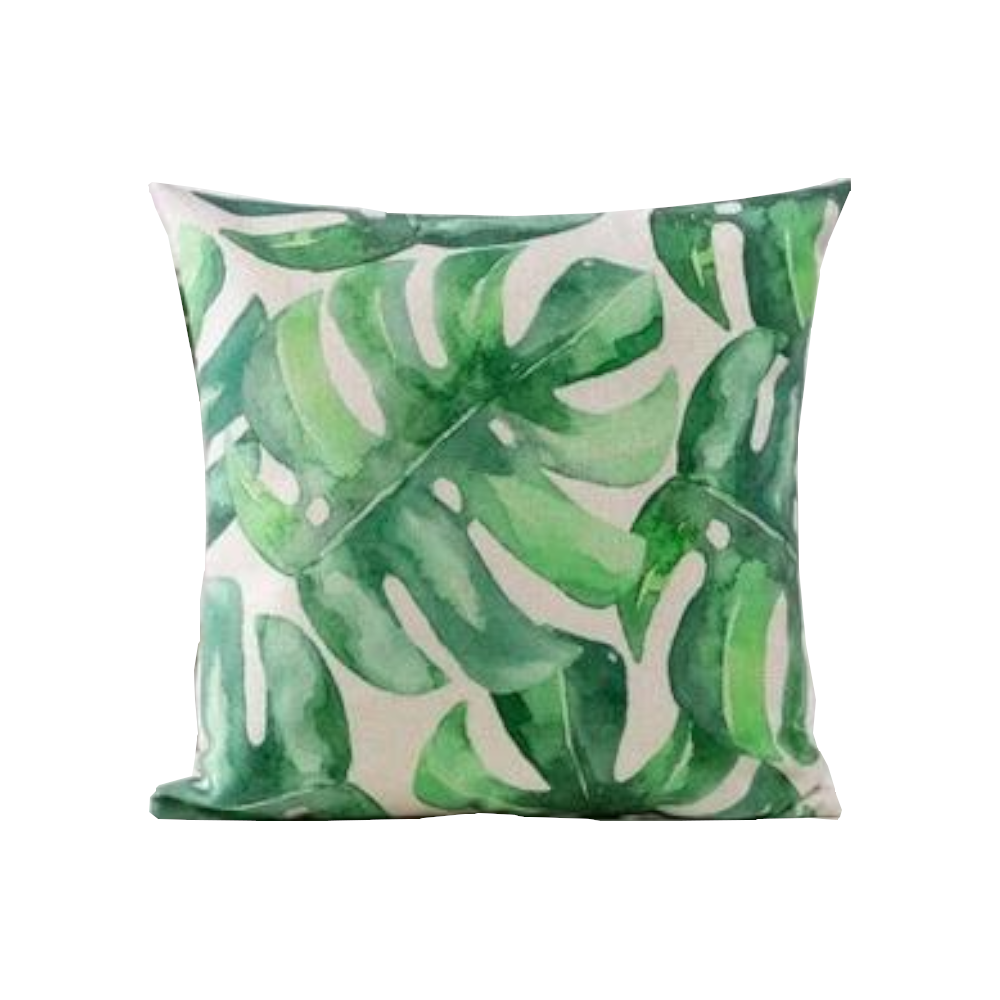 Plant Cushion Covers Coastal Decor
