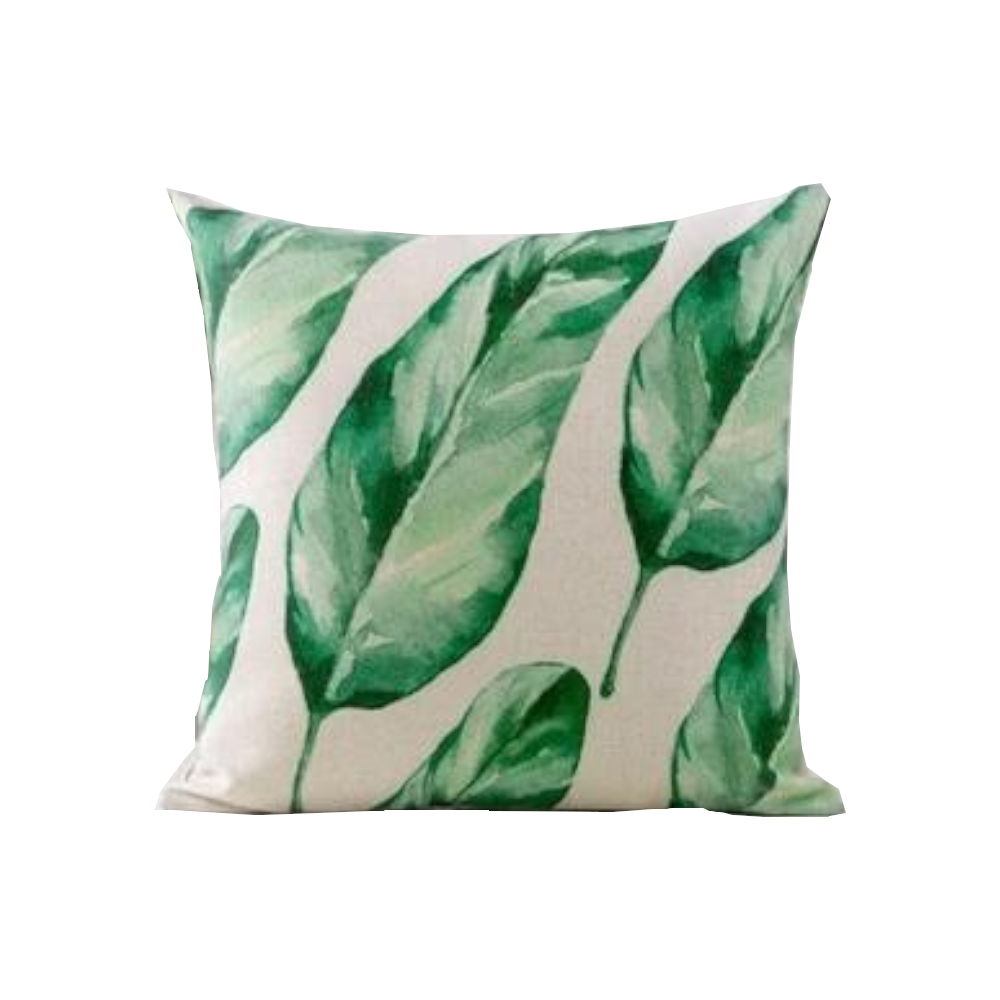 Plant Cushion Covers Coastal Decor