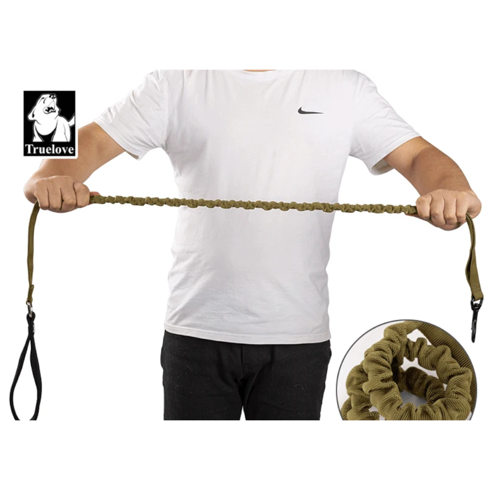 True Love Military Dog Leash 2.5 Cm Width And 1.4 Length Army Green