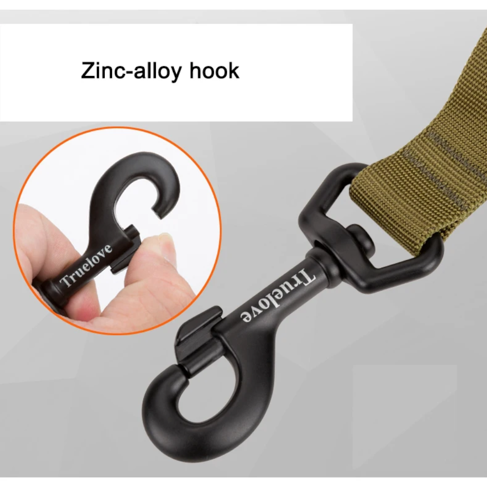 True Love Military Dog Leash 2.5 Cm Width And 1.4 Length Purple
