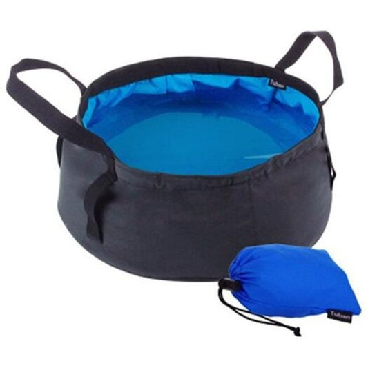 Travel Outdoor Supplies Portable Folding Basin Blue Orchid