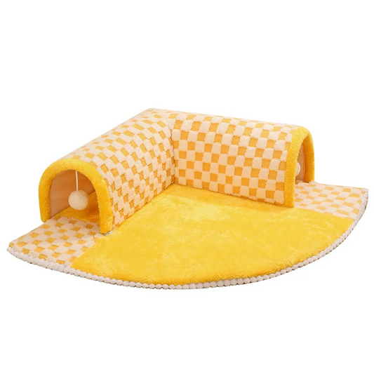 Tunnel Cat Nest Winter Warm Disassemblable Bed Enclosed House For Cats