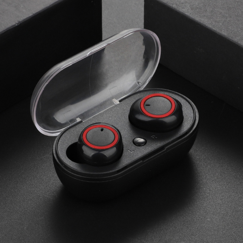 Tws Bluetooth Earphone 5.0 Wireless Y50 Headset Ipx6 Waterproof Deep Bass Earbuds