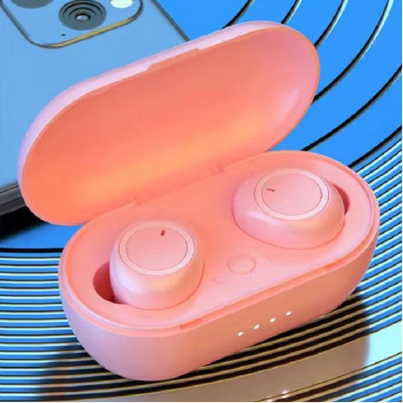 Tws Bluetooth Earphone 5.0 Wireless Y50 Headset Ipx6 Waterproof Deep Bass Earbuds