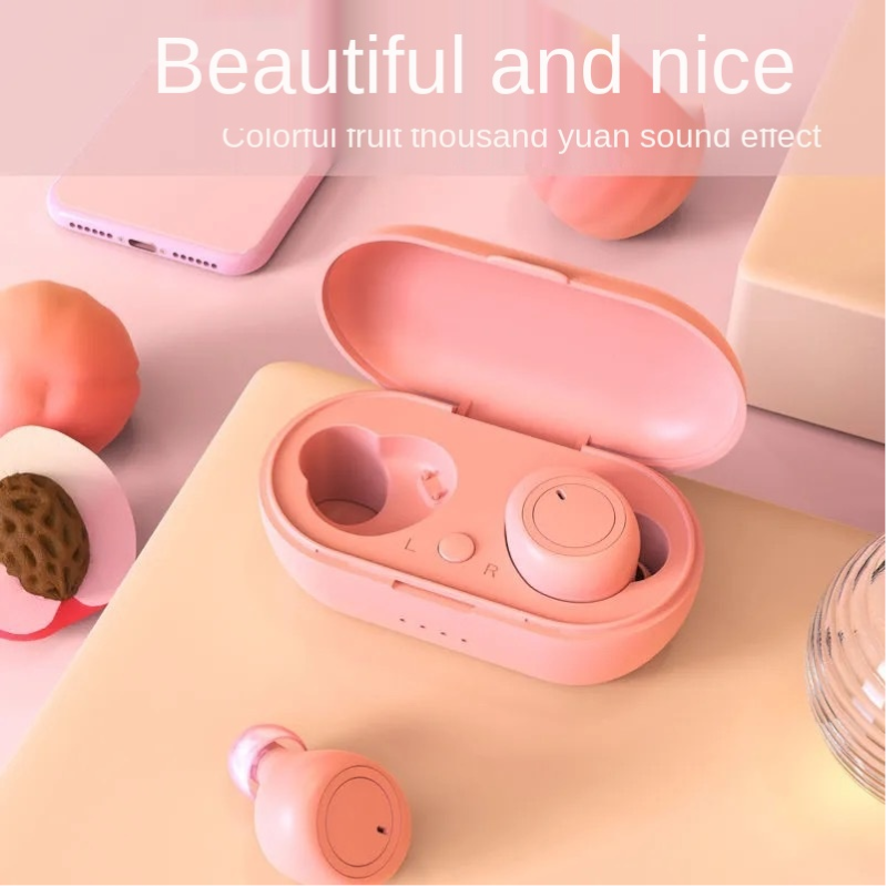 Tws Bluetooth Earphone 5.0 Wireless Y50 Headset Ipx6 Waterproof Deep Bass Earbuds