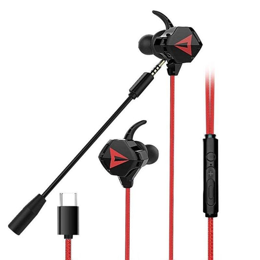 Televisions Type C Plug Pc Gaming Headset Earphone Headphone For Ps4 X Box One Nintendo Switch Laptop In Headphones Red