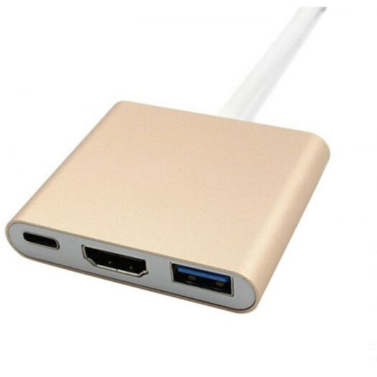 Type C To Hdmi Usb 3.1 Adapter Silver