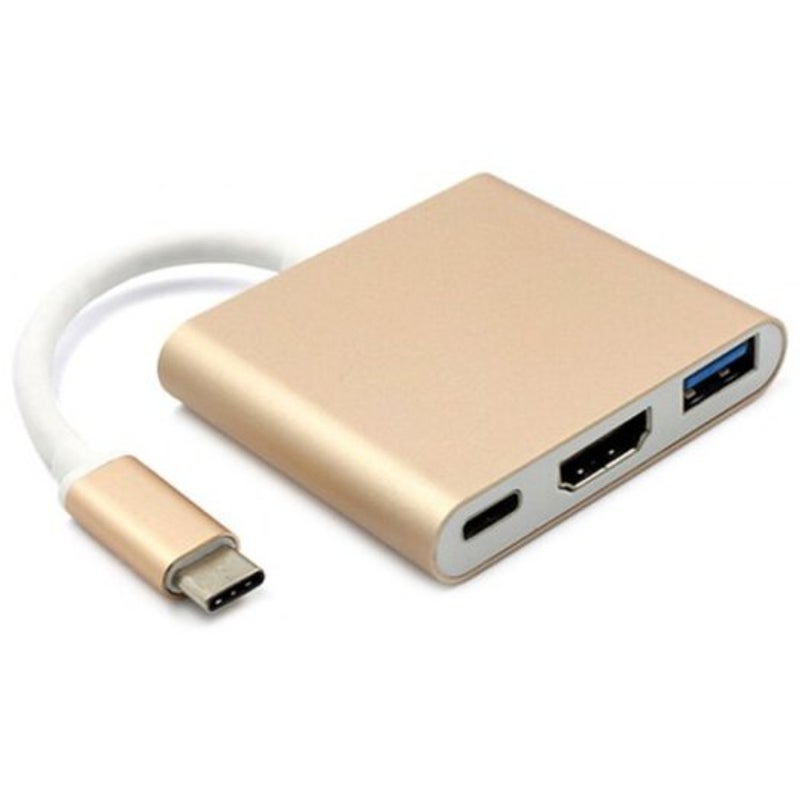 Type C To Hdmi Usb 3.1 Adapter Silver