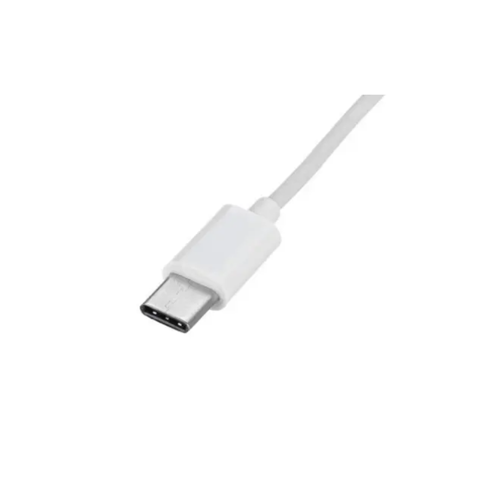 Type C Digital Earphones In Headphones With Mic White
