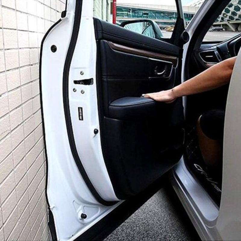 U Shape Car Door Edge Trim Rubber Seal Protector Guard Strip 4M For Boat Universal Black