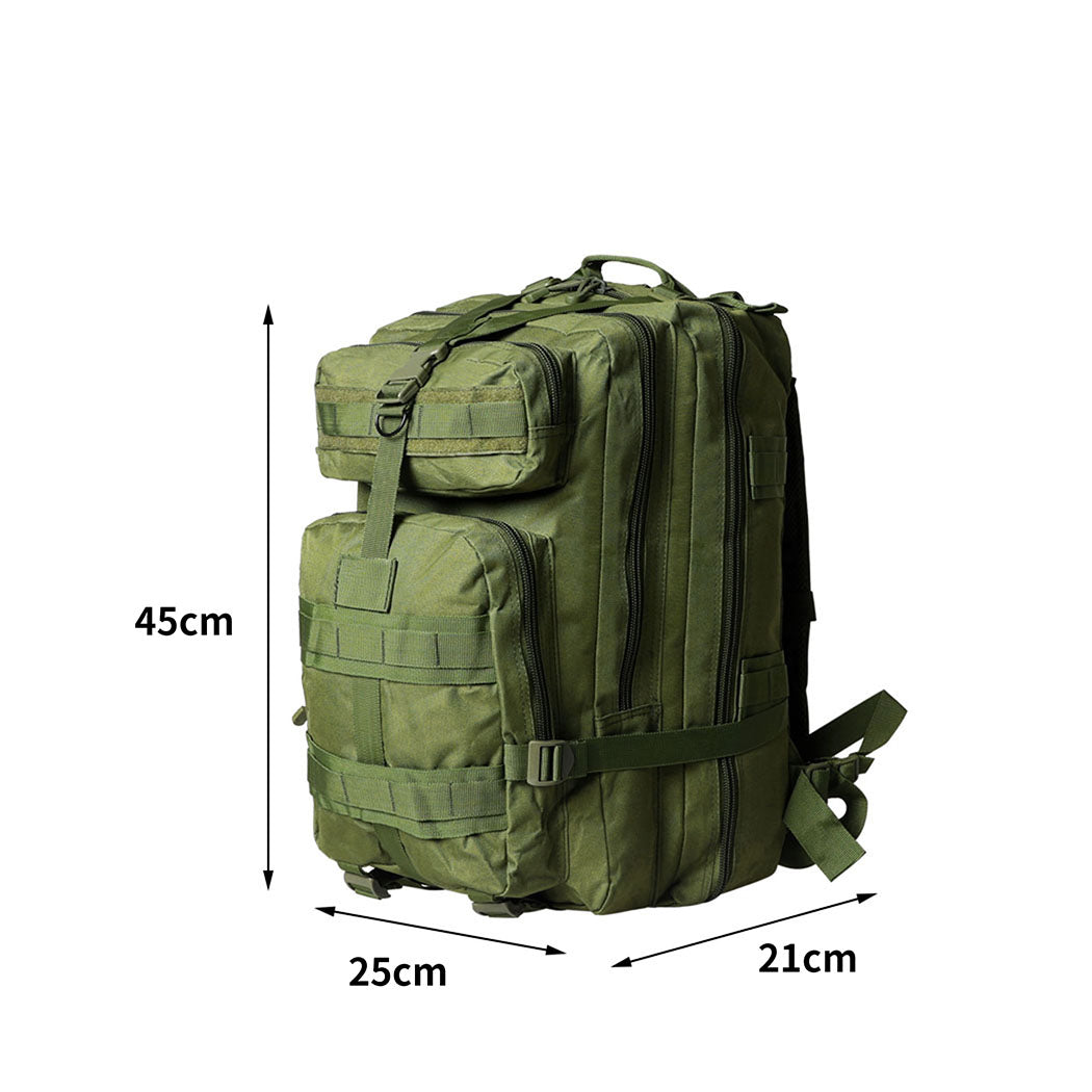 Slimbridge 40L Military Tactical Backpack Army Green