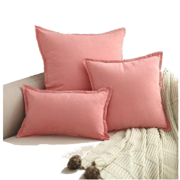 Suede Throw Pillows Cushion Covers Comfortable Decor