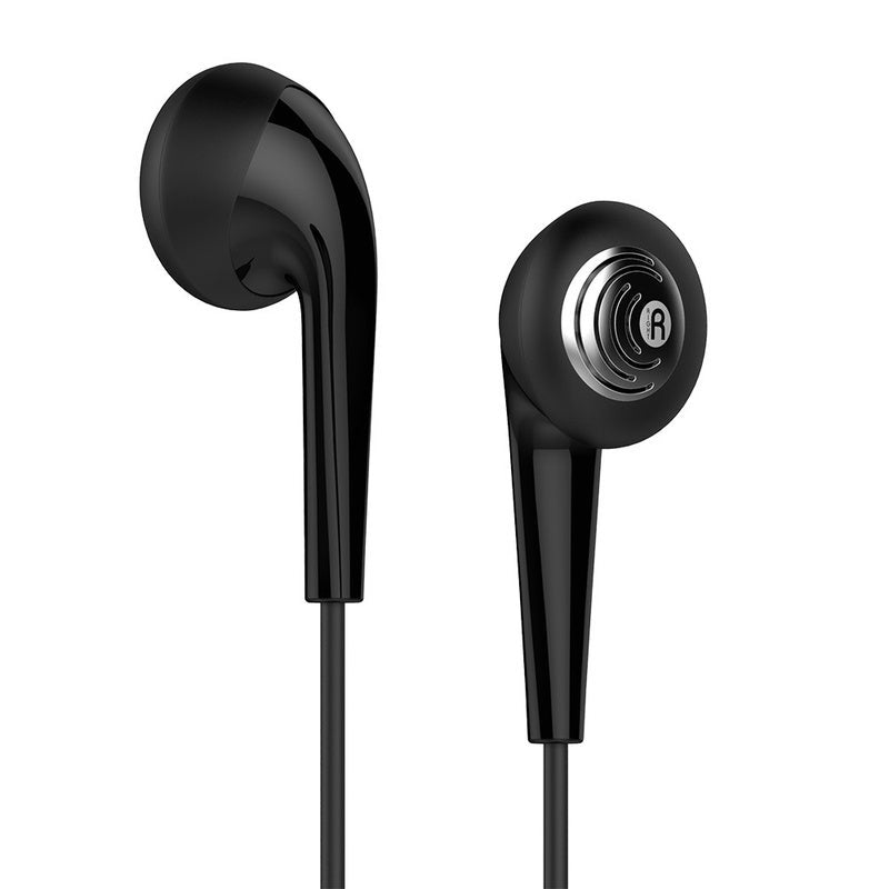 U6 In Ear Stereo Earphone With Highly Sensitive Mic 3.5Mm Plug Wired Headset For Iphone Xiaomi Android Mp3 Black