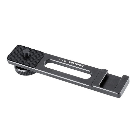 Pt 5 Vlogging Microphone Mount Stand Extension Bar Plate Black