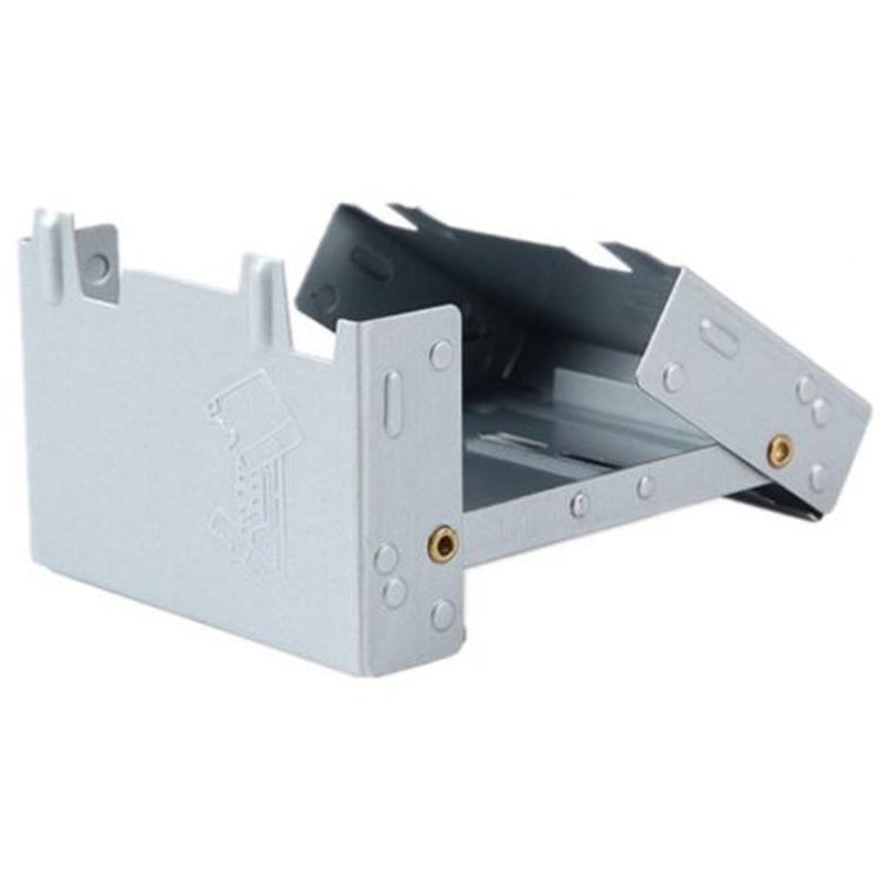 Ultralight Folding Pocket Stove With Solid Fuel Platinum
