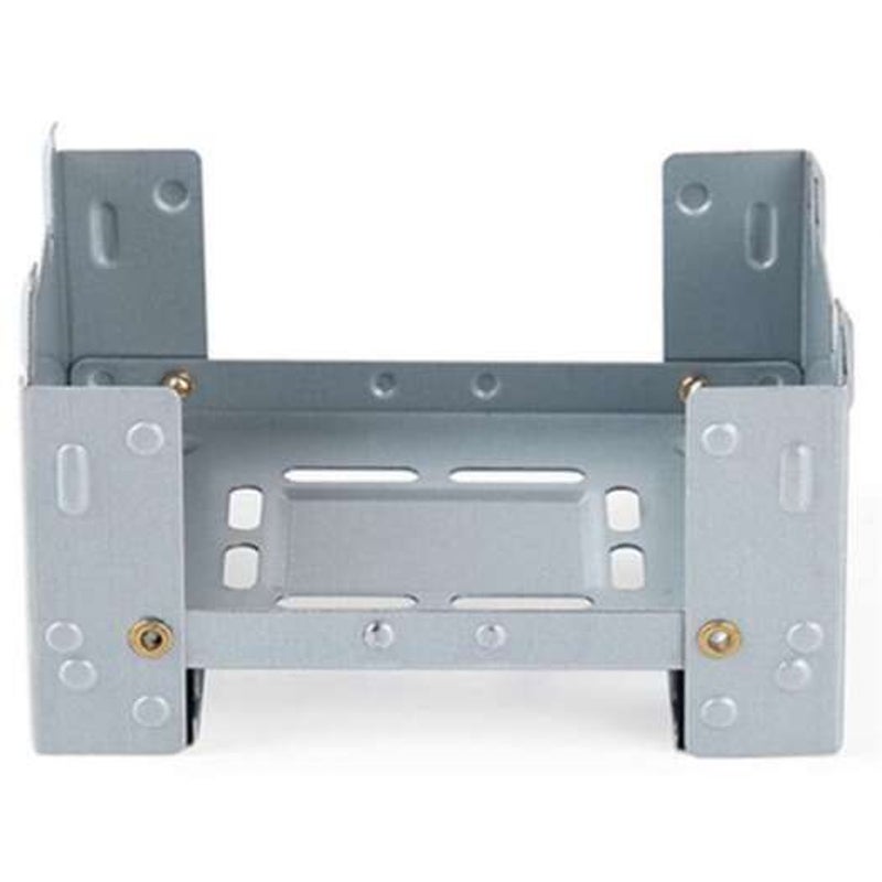 Ultralight Folding Pocket Stove With Solid Fuel Platinum