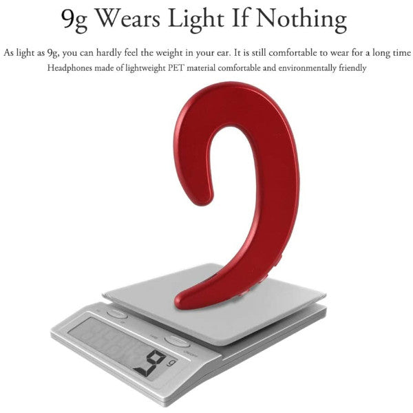 Ultrathin Earhook Unilateral Bluetooth Earphone Headphone With Mic