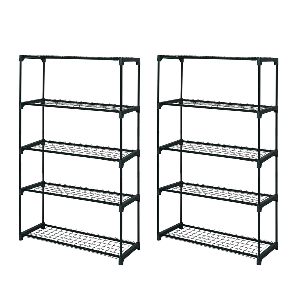 Sturdy 5 Tier Plant Shelf For Garden Outdoor Indoor Space Storage Display