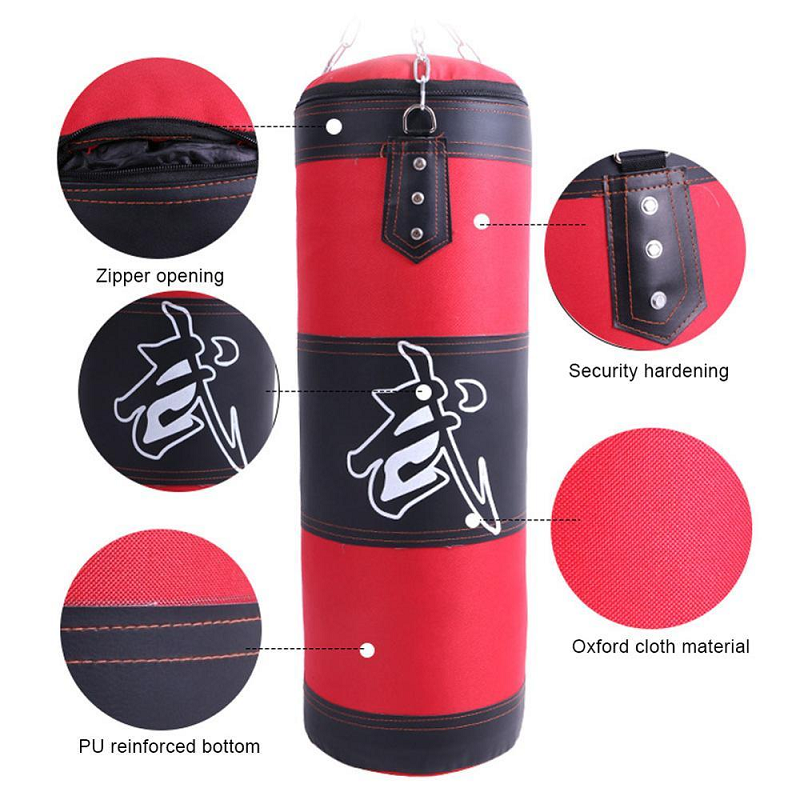 Unfilled Hanging Punching Boxing Kickboxing Bag Martial Arts Equipment Training