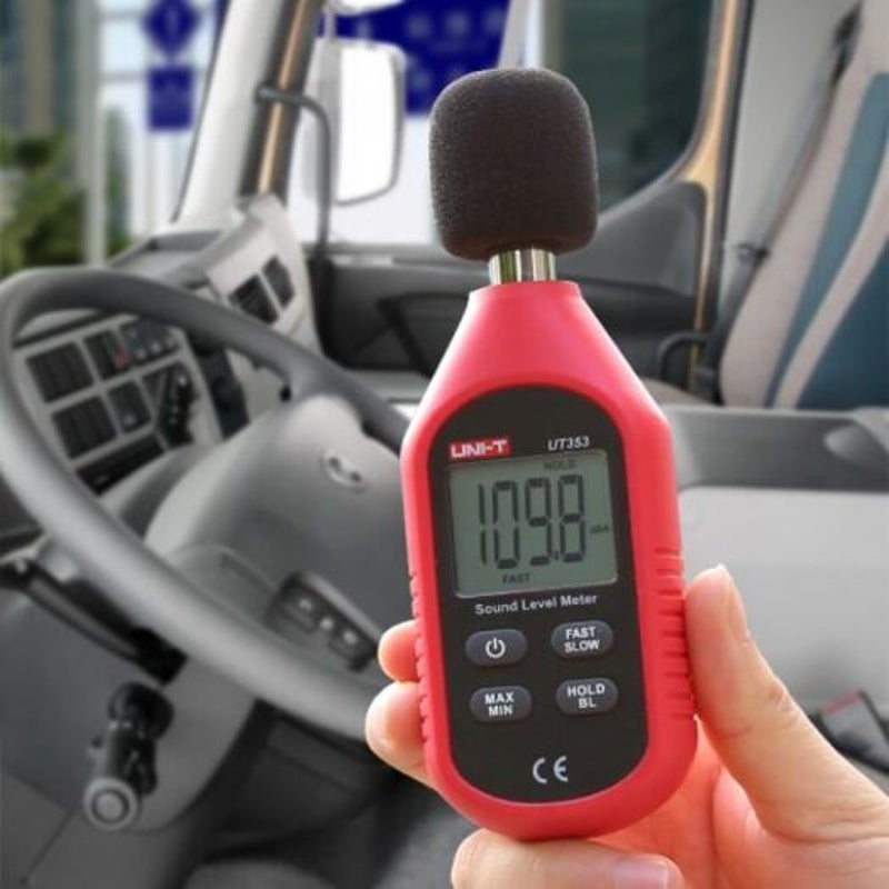 Ut353 Sound Level Meter Noise Measuring Instrument Db 30 130Db Audio Decibel Monitor