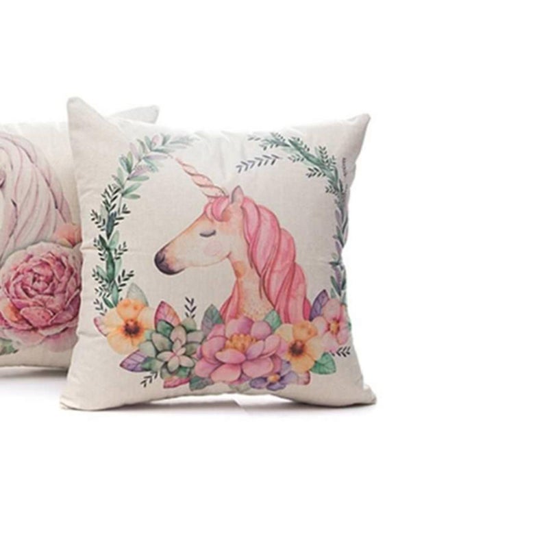 Throw Pillow Case Cushion Cover Decor Cotton Linen 18 X
