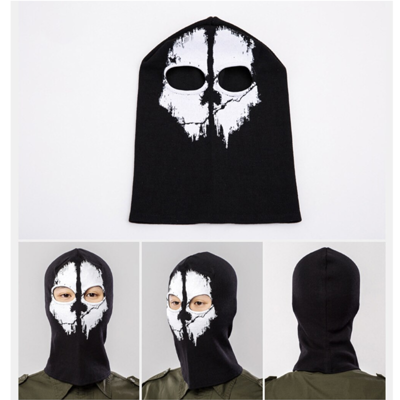 Unisex Balaclava Hood Face Ghost Skull Mask For Call Of Duty Biker Halloween Skateboard Cos Riding