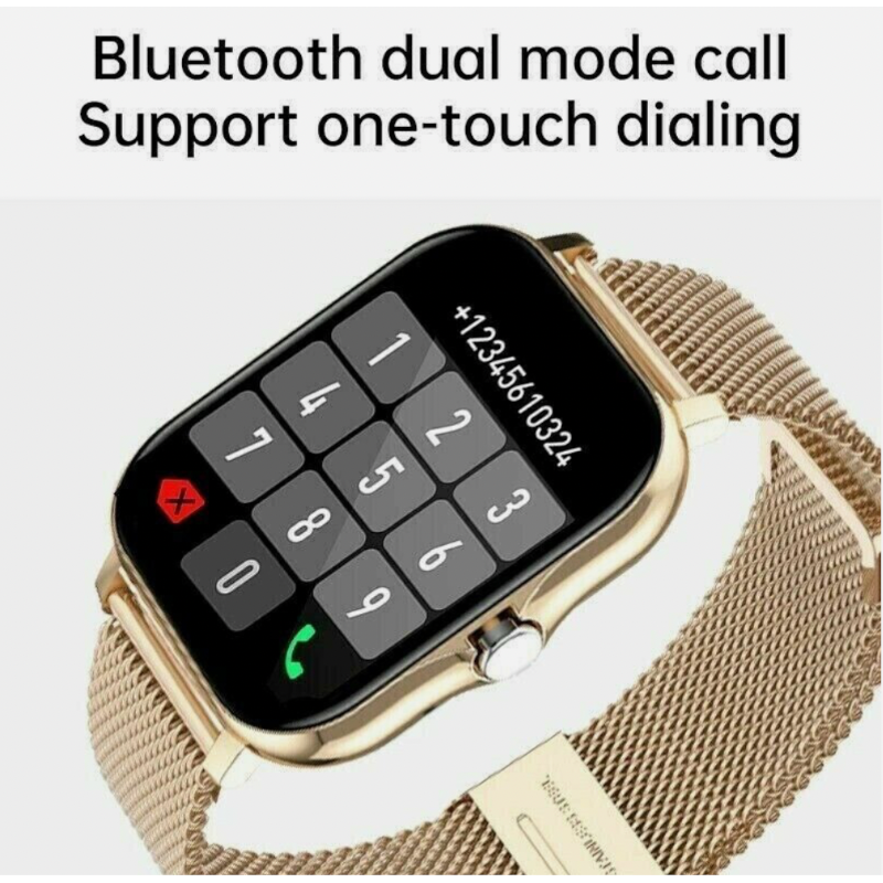 Unisex Smart Watches Heart Rate Blood Pressure Monitor Iphone Android Bluetooth