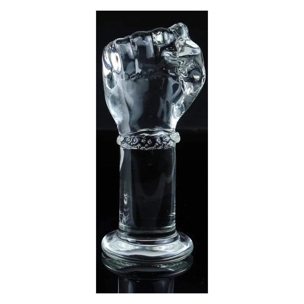 Super Huge Glass Simulation Fist Dildo Hand G-Spot Anal Plug Vaginal Masturbation Sex Toys