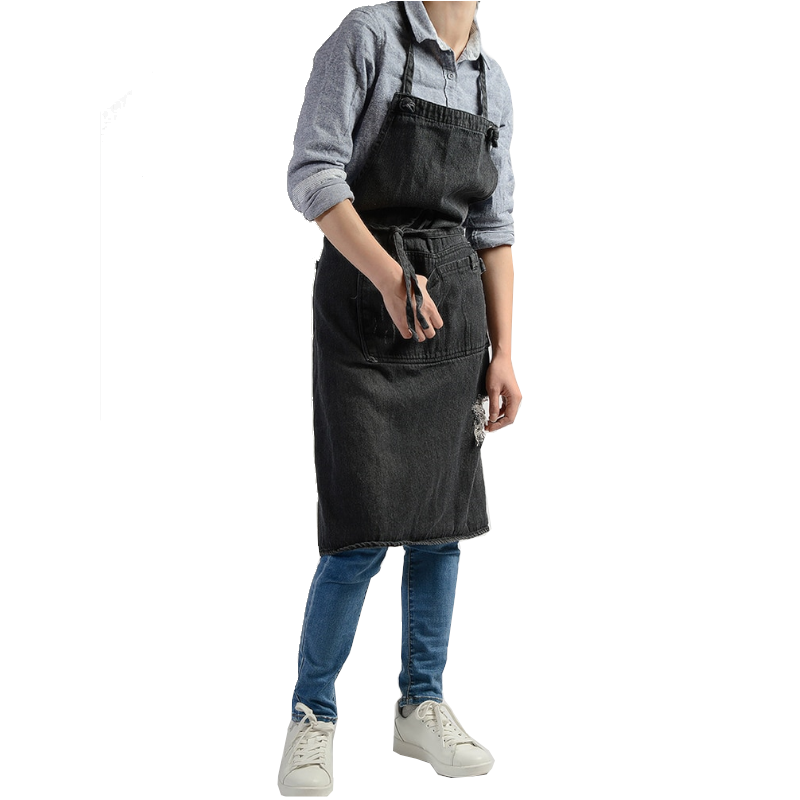 Unisex Multifunctional Cotton Denim Crafting Kitchen Apron