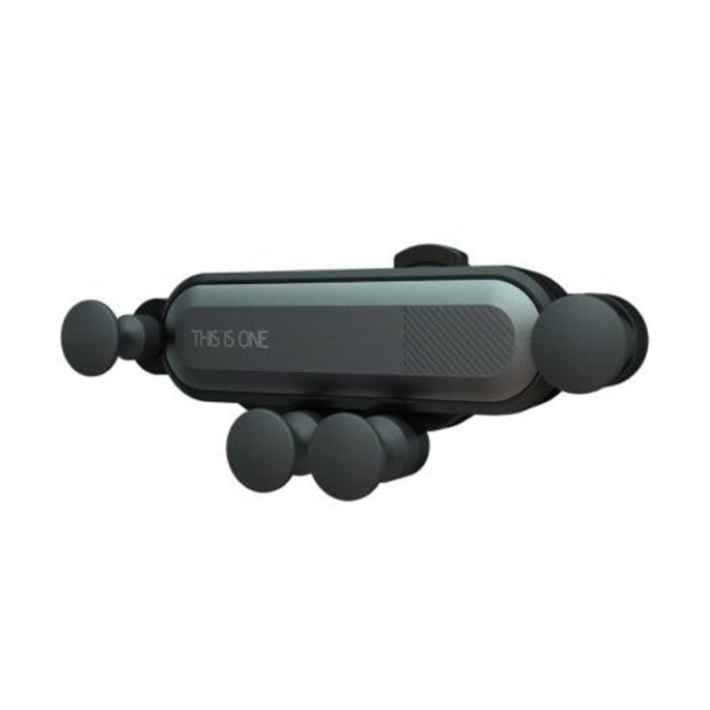 Universal Car Phone Holder Air Vent Gravity Linkage Shock Mount Black