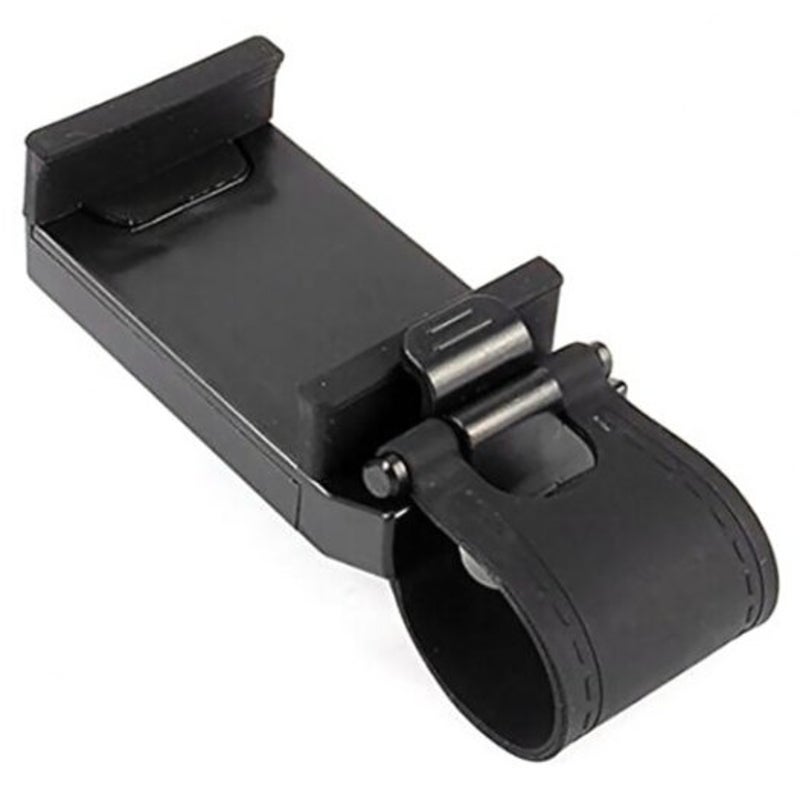 Universal Car Steering Wheel Mobile Phone Holder Black